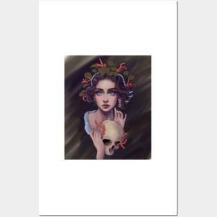 Mermaid Siren - Neo Traditional Goddess Posters and Art